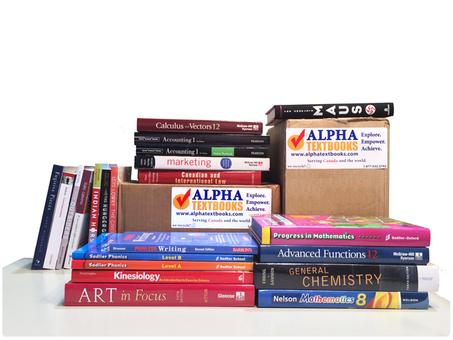 Alpha Textbooks Books and Boxes